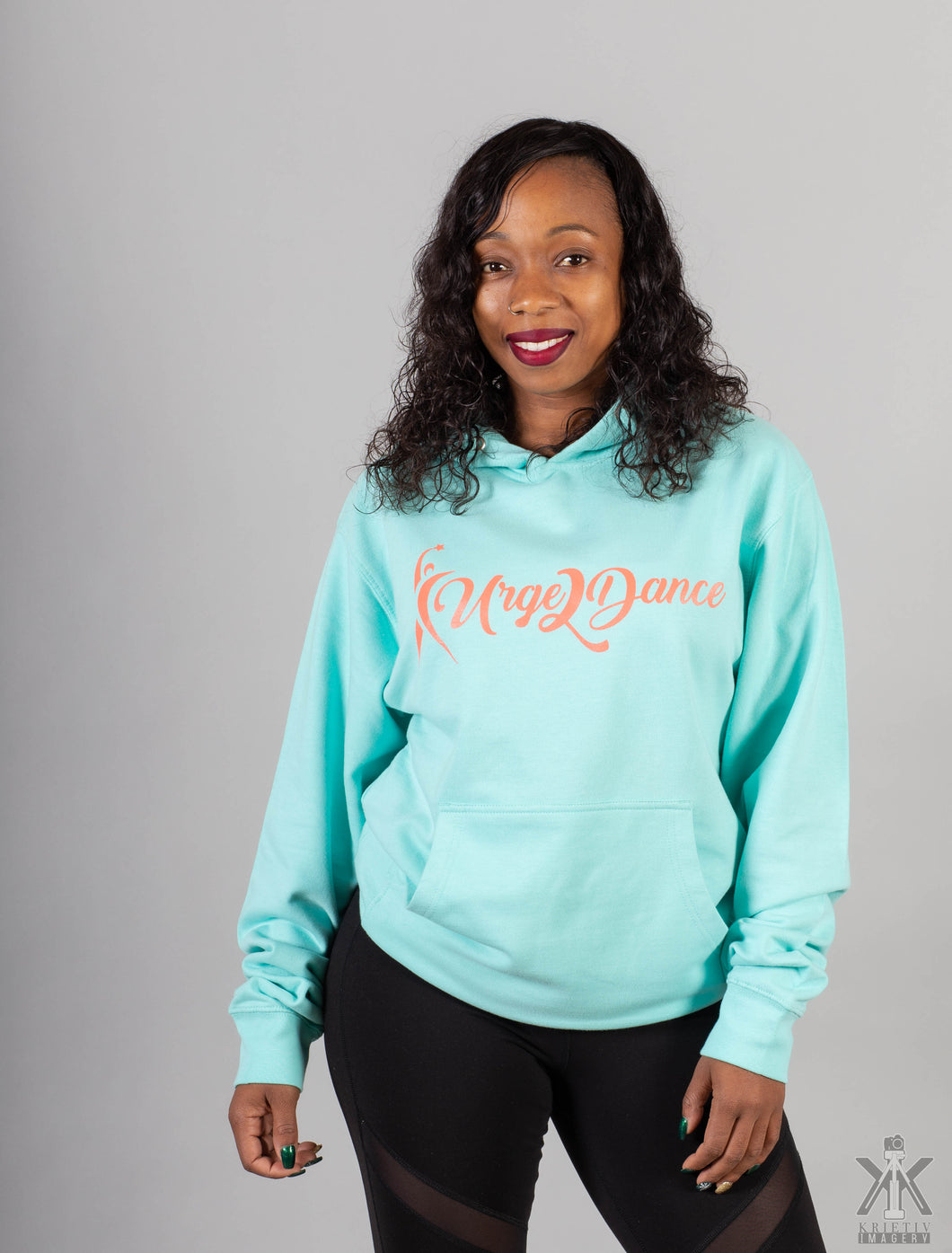 Aqua Blue Urge2dance Hoodie