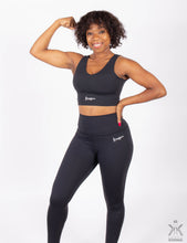 Load image into Gallery viewer, Black Beauty Sports Bra
